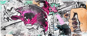 In Action, 2015 (Collage på lærred) af Teis Albers