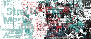 Tomahawk race, 2015 (Collage på lærred) af Teis Albers
