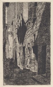 Dante da Castigliones hus [Huset af Dante da Castiglione] af Telemaco Signorini