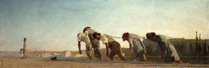 T.Signorini, Trækstien / maleriet, 1864/65