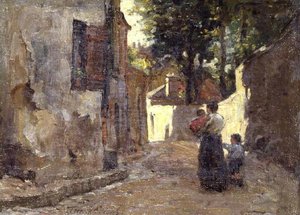 En sidegade, Honfleur af Terrick Williams