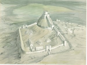Launceston Castle, Weston Road, Launceston, Cornwall, 1980-1989.