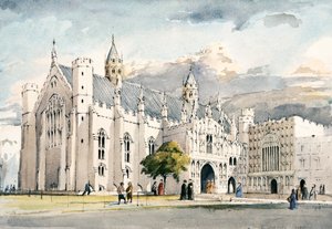 Old Guild Hall, London, c1450, c1990-2010 af Terry Ball