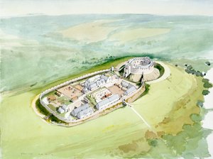 Restormel Castle, 14. århundrede, c1990-2010