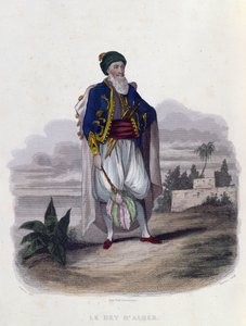 Hussein Pacha (1765-1838), den sidste dey af Algier (1818-30), 1846 af Th. Guerin