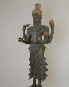 Statue af Vishnu (bronze)