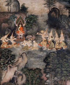 Buddhas fristelse (vægmaleri)