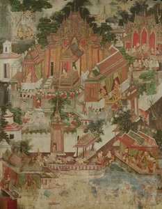 Vessantara Jataka, Wat Suwannaram, Thonburi, 1831 af Thai School