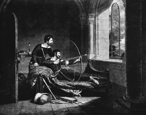Robin Hoods død, c1835, 1912