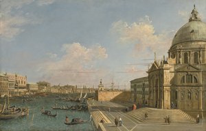 Indgang til Canal Grande, Venedig, set mod øst, ca. 1730