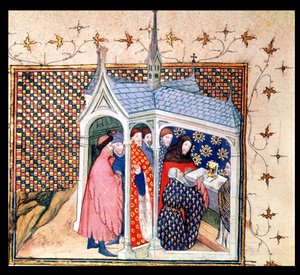 Harl 1319 f.41v Jarlen af Northumberlands ed fra 