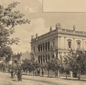 Heinrich Schliemanns hus, 1890.