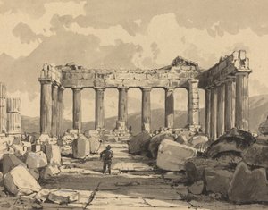 Parthenon, indenfor