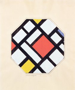 Studie til en komposition, 1923 af Theo van Doesburg