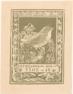 Ex libris af Tine van Hoytema af Theo van Hoytema