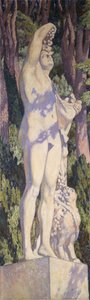 Bacchus, ca. 1920-1924 (olie på lærred) af Théo van Rysselberghe