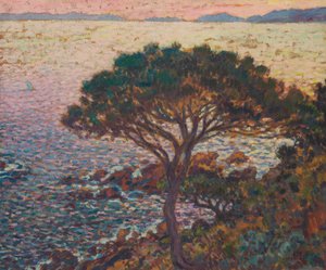 Cap Bénat, fyrretræ på kysten af Theo van Rysselberghe