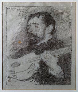 Guitarist af Théo van Rysselberghe
