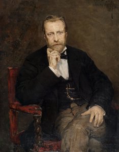 Portræt af kunstneren Jean Capeinick af Théo van Rysselberghe