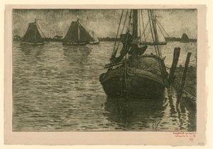 Bådenes hjemkomst af Théo van Rysselberghe