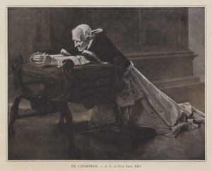 Pave Leo XIII (litho) af Theobald (after) Chartran