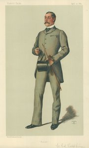 Oberstløjtnant Ralph Vivian, Ralph, 21. april 1883, Vanity Fair tegneserie af Theobald Chartran