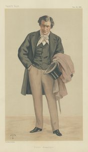 Mr Victorien Sardou (farve litho) af Theobald Chartran