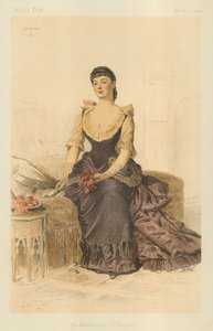 Marchionessen af Tweeddale, 1. marts 1884, Vanity Fair-tegneserie af Theobald Chartran
