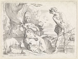 Hyrde og hyrde af Theodoor van Thulden