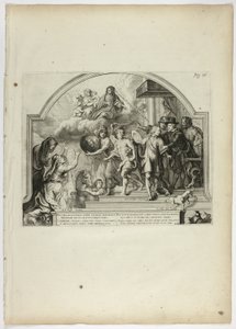 Philip IV udnævner prins Ferdinand til guvernør i Holland, tavle 25 fra Casperius Gevartius, Pompa Introitus Honori Serenissimi Principis Ferdinandi (den mest fredfyldte og ærede kardinal-Infante Ferdinands triumftogt) af Theodoor van Thulden
