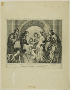Maximilian af Østrigs ægteskab med Maria af Burgund af Theodoor van Thulden