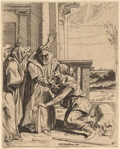 Den fortabte søn modtaget af sin far af Theodoor van Thulden after Sir Peter Paul Rubens