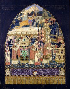Valburga Kapelle (gouache på papir)