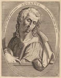 Aggaeus af Theodor Galle after Jan van der Straet