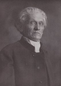 Stefan George, tysk symbolistisk digter (s/h-foto) af Theodor Hilsdorf