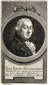 Johann Hans Rudolf von Bischoffwerder 1741-1803. af Theodor Knesing