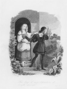 The Day of My Departure at Length Arrived, frontispice fra "Frankenstein" af Mary Shelley (1797-1851), graveret af William Chevalier (1804-66)