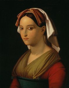 Portræt af Vittoria Caldoni af Theodor Rehbenitz