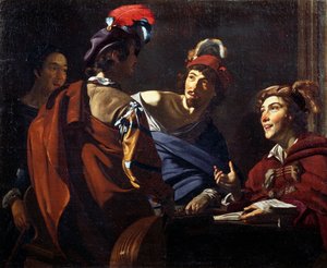 Musikere, ca. 1620 (olie på lærred) af Theodor Rombouts