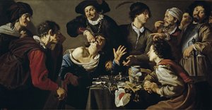 Kvaksalveren, 1620-1625 af Theodor Rombouts