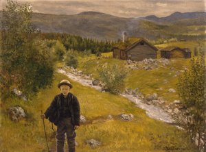 Farvel mor af Theodor Kittelsen