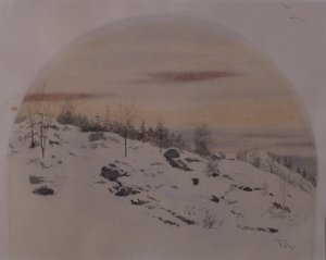 februar af Theodor Kittelsen