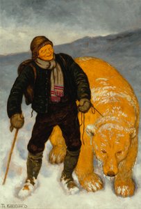 Kjetta at Dovre af Theodor Kittelsen