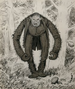 Naturen sov, da han blev skabt af Theodor Kittelsen