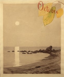 oktober af Theodor Kittelsen