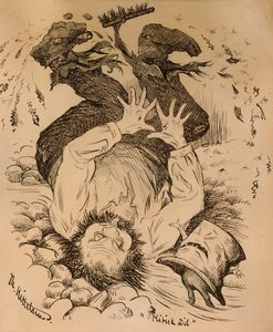 Politisk dil af Theodor Kittelsen