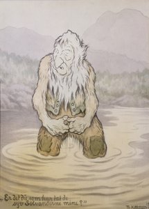Hvem har taget mine syv sølvænder? af Theodor Kittelsen