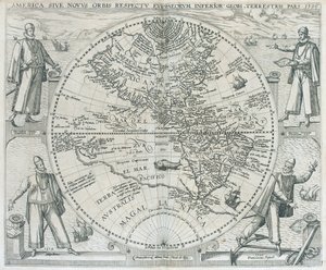 Et kort over Amerika, 1590-1601