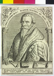 Christoph Hardesheim af Theodor de Bry