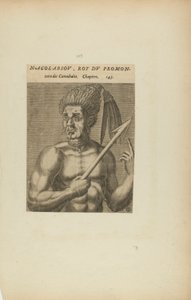Nacol-Absov, Roi Du Promon-/toire des.... (fra bogen Les Vrais Pourtraits et Vies des Hommes Illustres) af Theodor de Bry